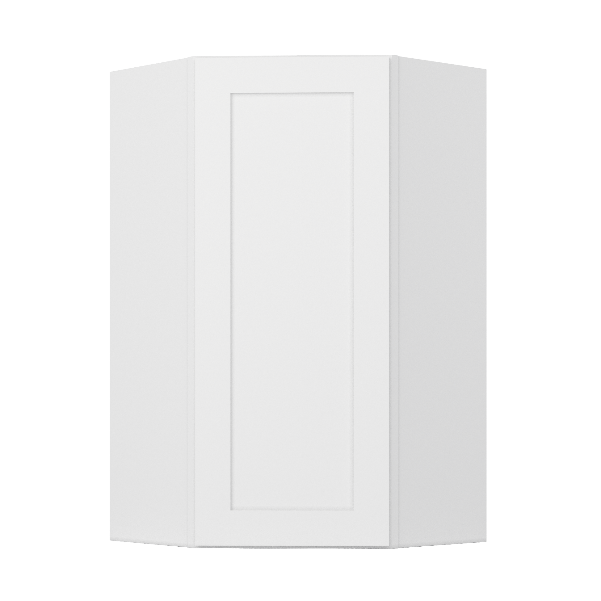 Diagonal Corner Kitchen Cabinet DC2442 Alpina White LessCare 24 in. width 42 in. height 12 in. depth - Kitchen Cabinets