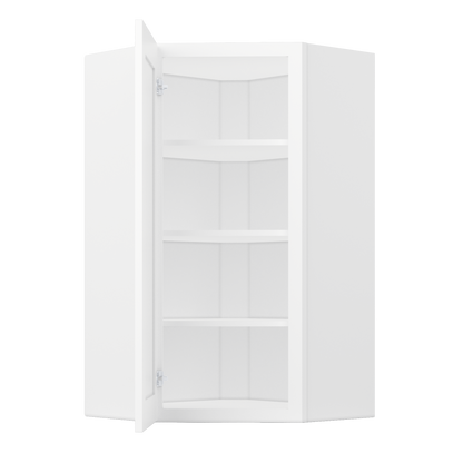 Diagonal Corner Kitchen Cabinet DC2442 Alpina White LessCare 24 in. width 42 in. height 12 in. depth - Kitchen Cabinets