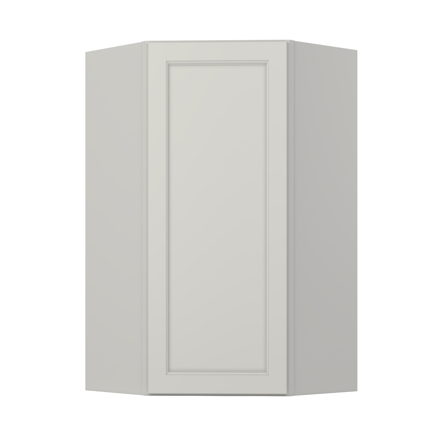 Diagonal Corner Kitchen Cabinet DC2442 Milan Pearl 24 in. width 42 in. height 12 in. depth - Kitchen Cabinets