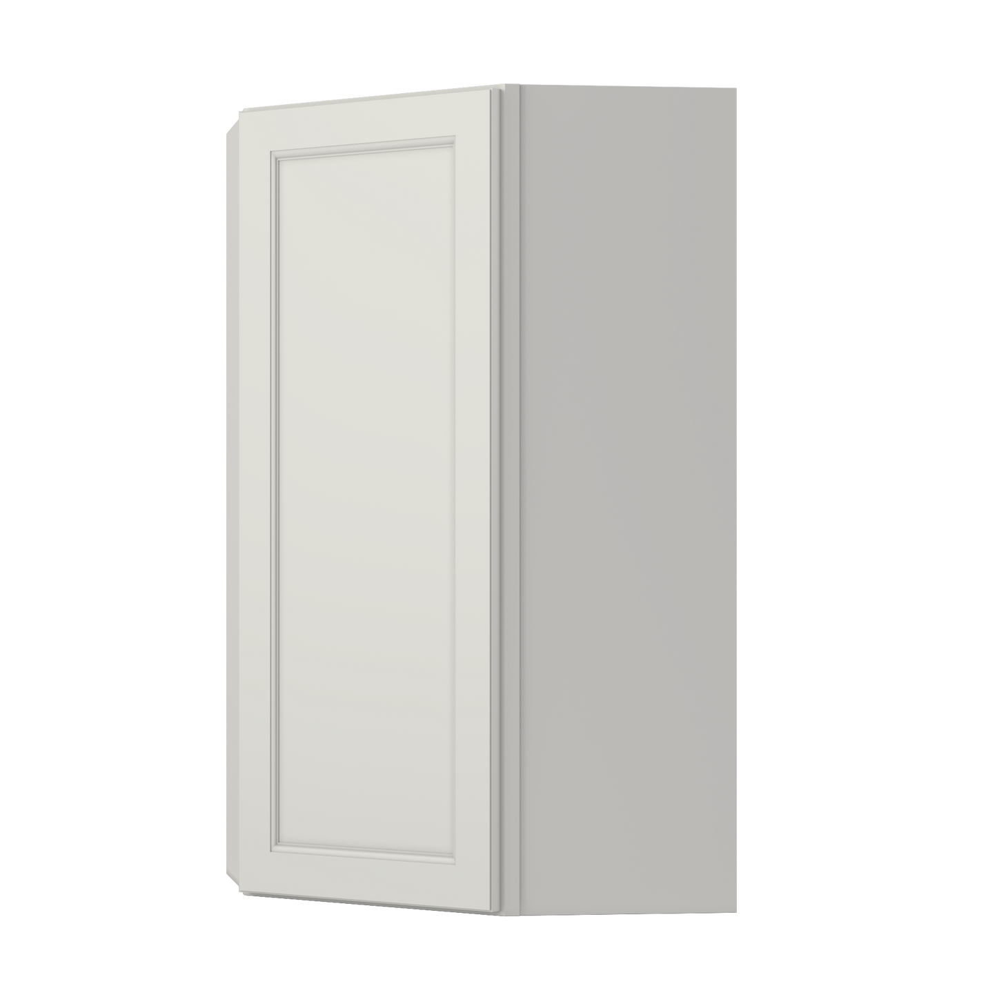 Diagonal Corner Kitchen Cabinet DC2442 Milan Pearl 24 in. width 42 in. height 12 in. depth - Kitchen Cabinets