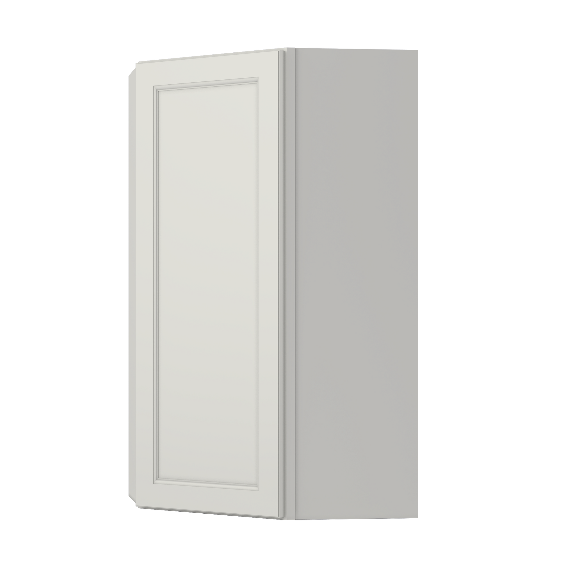 Diagonal Corner Kitchen Cabinet DC2442 Milan Pearl 24 in. width 42 in. height 12 in. depth - Kitchen Cabinets