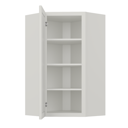 Diagonal Corner Kitchen Cabinet DC2442 Milan Pearl 24 in. width 42 in. height 12 in. depth - Kitchen Cabinets