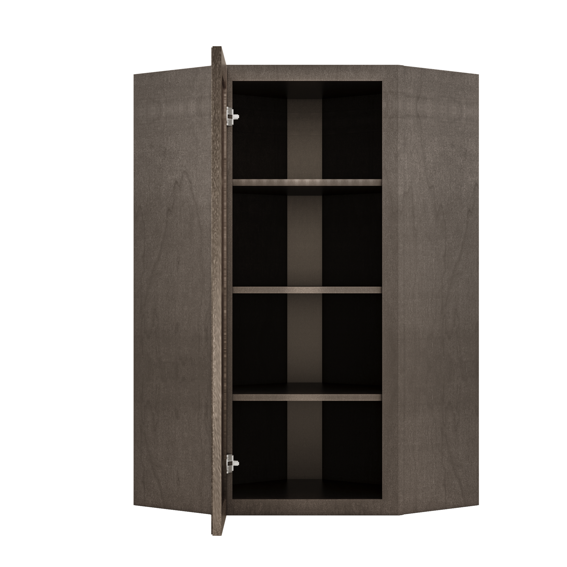 Diagonal Corner Kitchen Cabinet DC2442 Milan Slate 24 in. width 42 in. height 12 in. depth - Kitchen Cabinets