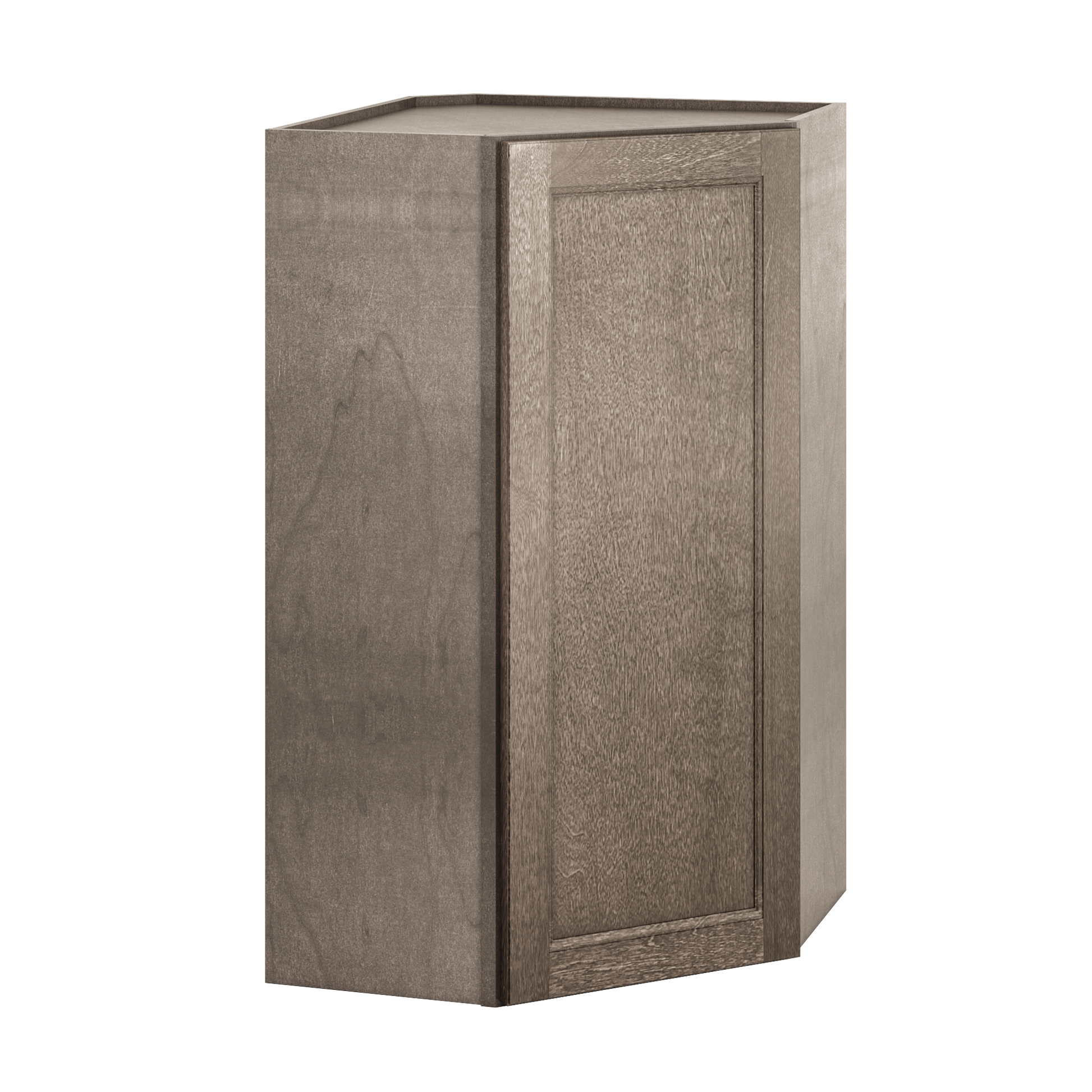 Diagonal Corner Kitchen Cabinet DC2442 Milan Slate 24 in. width 42 in. height 12 in. depth - Kitchen Cabinets