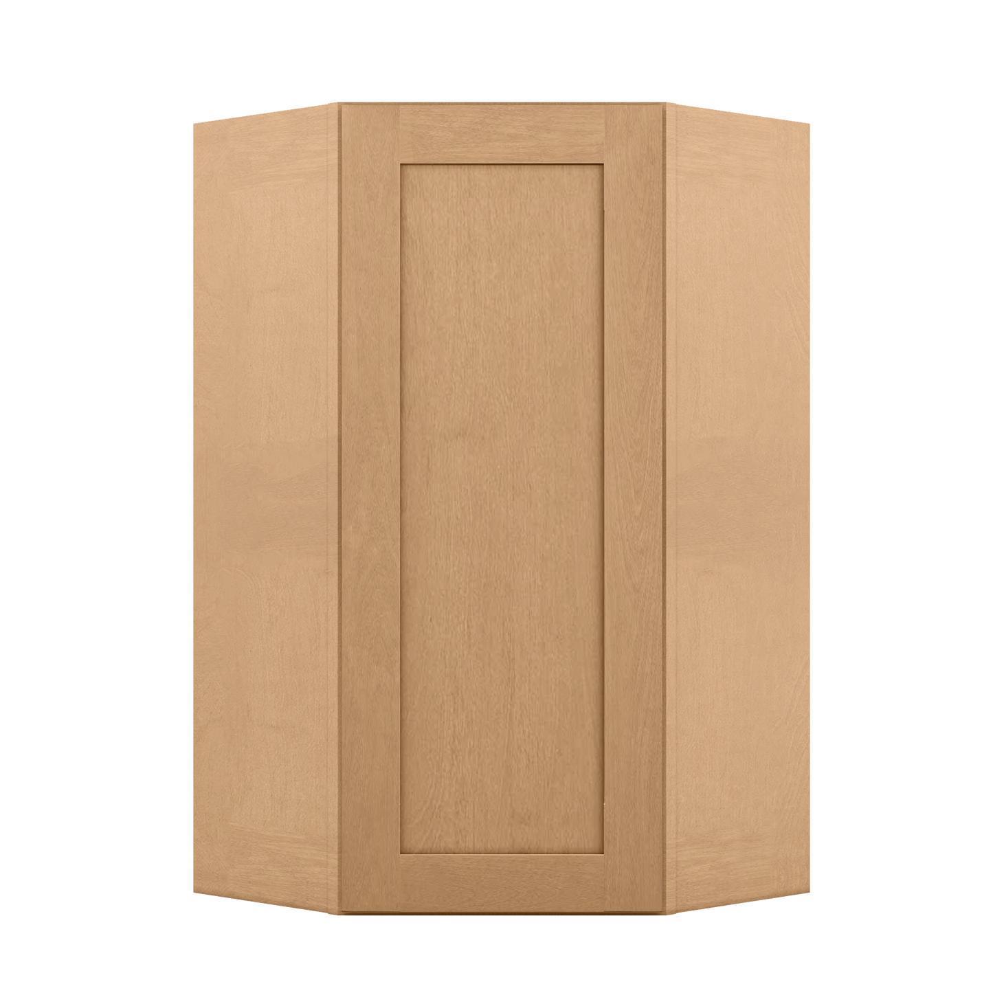 Diagonal Corner Kitchen Cabinet DC2442 Shaker Toffee 24 in. width 42 in. height 12 in. depth - Kitchen Cabinets
