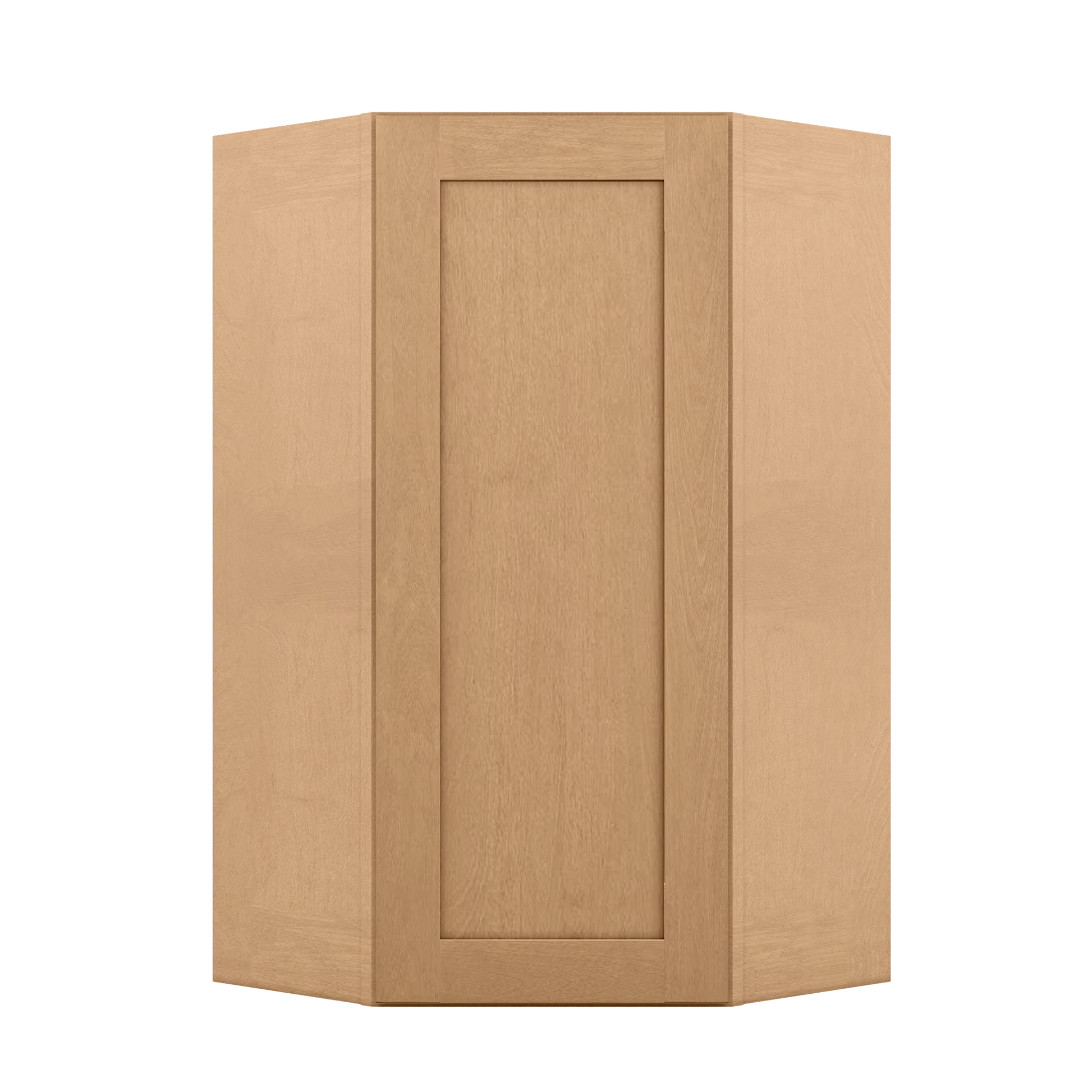 Diagonal Corner Kitchen Cabinet DC2442 Shaker Toffee 24 in. width 42 in. height 12 in. depth - Kitchen Cabinets