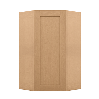 Diagonal Corner Kitchen Cabinet DC2442 Shaker Toffee 24 in. width 42 in. height 12 in. depth - Kitchen Cabinets