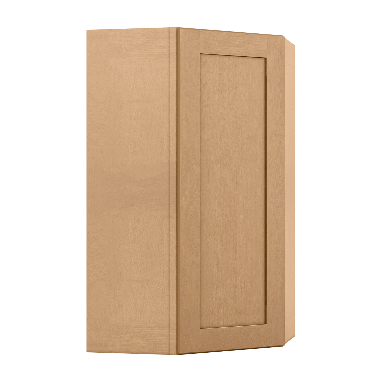 Diagonal Corner Kitchen Cabinet DC2442 Shaker Toffee 24 in. width 42 in. height 12 in. depth - Kitchen Cabinets