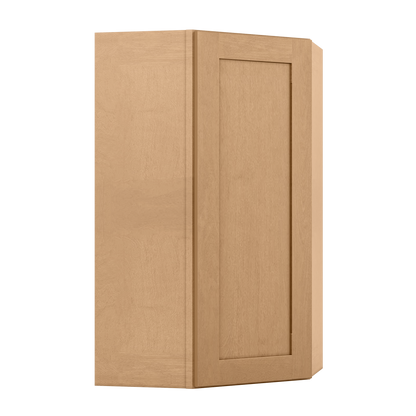Diagonal Corner Kitchen Cabinet DC2442 Shaker Toffee 24 in. width 42 in. height 12 in. depth - Kitchen Cabinets