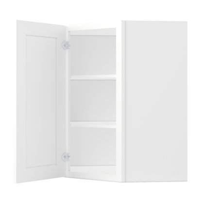 Diagonal Corner Kitchen Cabinet DC2736 Alpina White LessCare 27 in. width 36 in. height 15 in. depth - Kitchen Cabinets