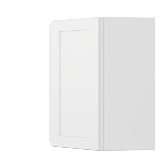 Diagonal Corner Kitchen Cabinet DC2736 Alpina White LessCare 27 in. width 36 in. height 15 in. depth - Kitchen Cabinets