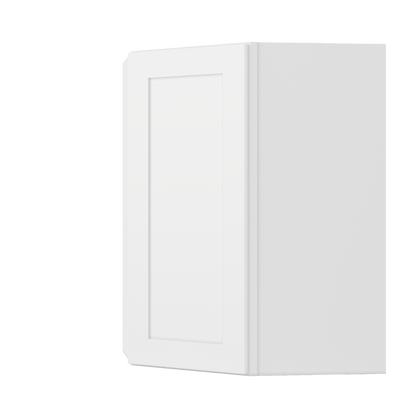 Diagonal Corner Kitchen Cabinet DC2736 Alpina White LessCare 27 in. width 36 in. height 15 in. depth - Kitchen Cabinets
