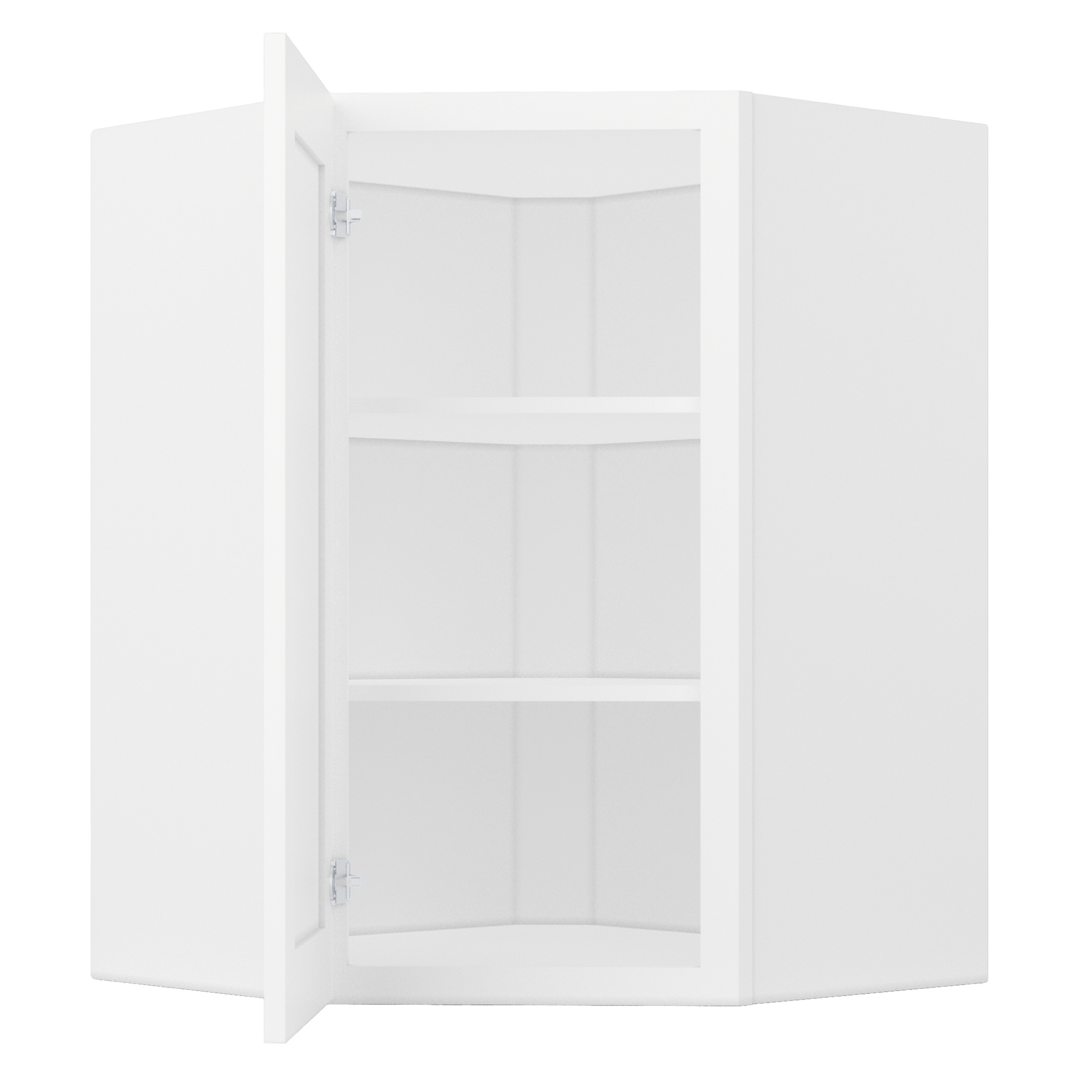 Diagonal Corner Kitchen Cabinet DC2736 Alpina White LessCare 27 in. width 36 in. height 15 in. depth - Kitchen Cabinets