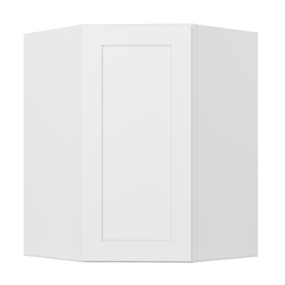 Diagonal Corner Kitchen Cabinet DC2736 Alpina White LessCare 27 in. width 36 in. height 15 in. depth - Kitchen Cabinets