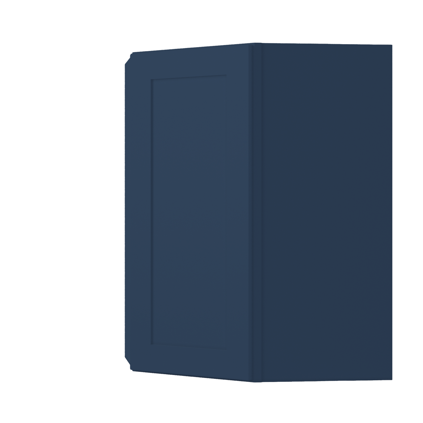 Diagonal Corner Kitchen Cabinet DC2736 Danbury Blue LessCare 27 in. width 36 in. height 15 in. depth - Kitchen Cabinets