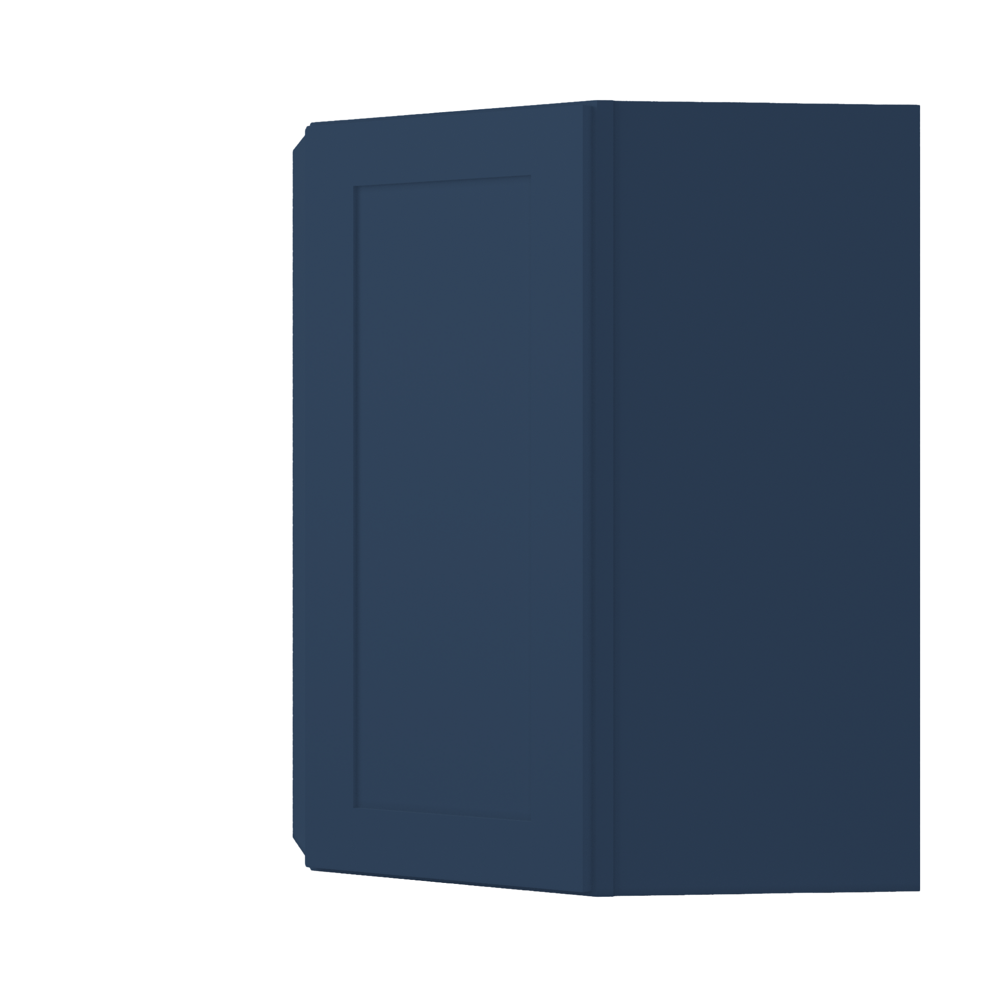 Diagonal Corner Kitchen Cabinet DC2736 Danbury Blue LessCare 27 in. width 36 in. height 15 in. depth - Kitchen Cabinets