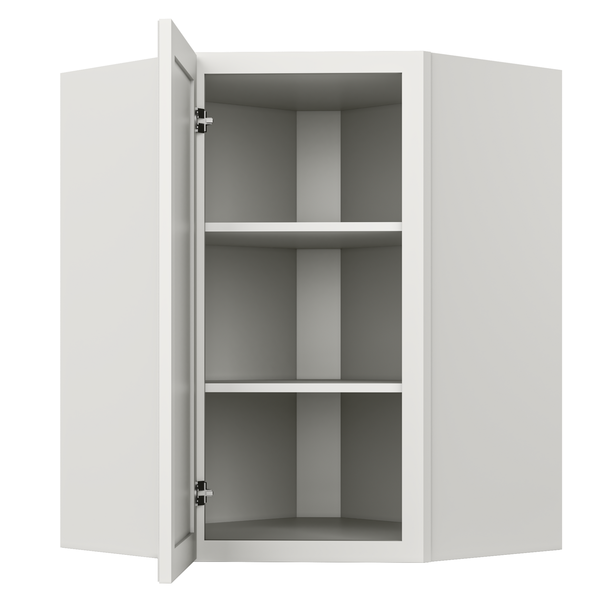 Diagonal Corner Kitchen Cabinet DC2736 Milan Pearl 27 in. width 36 in. height 15 in. depth - Kitchen Cabinets