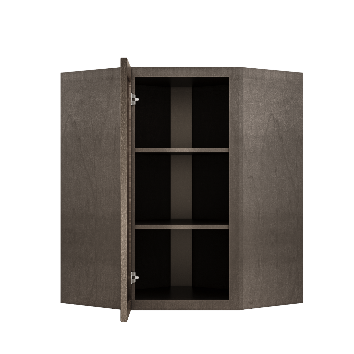 Diagonal Corner Kitchen Cabinet DC2736 Milan Slate 27 in. width 36 in. height 15 in. depth - Kitchen Cabinets