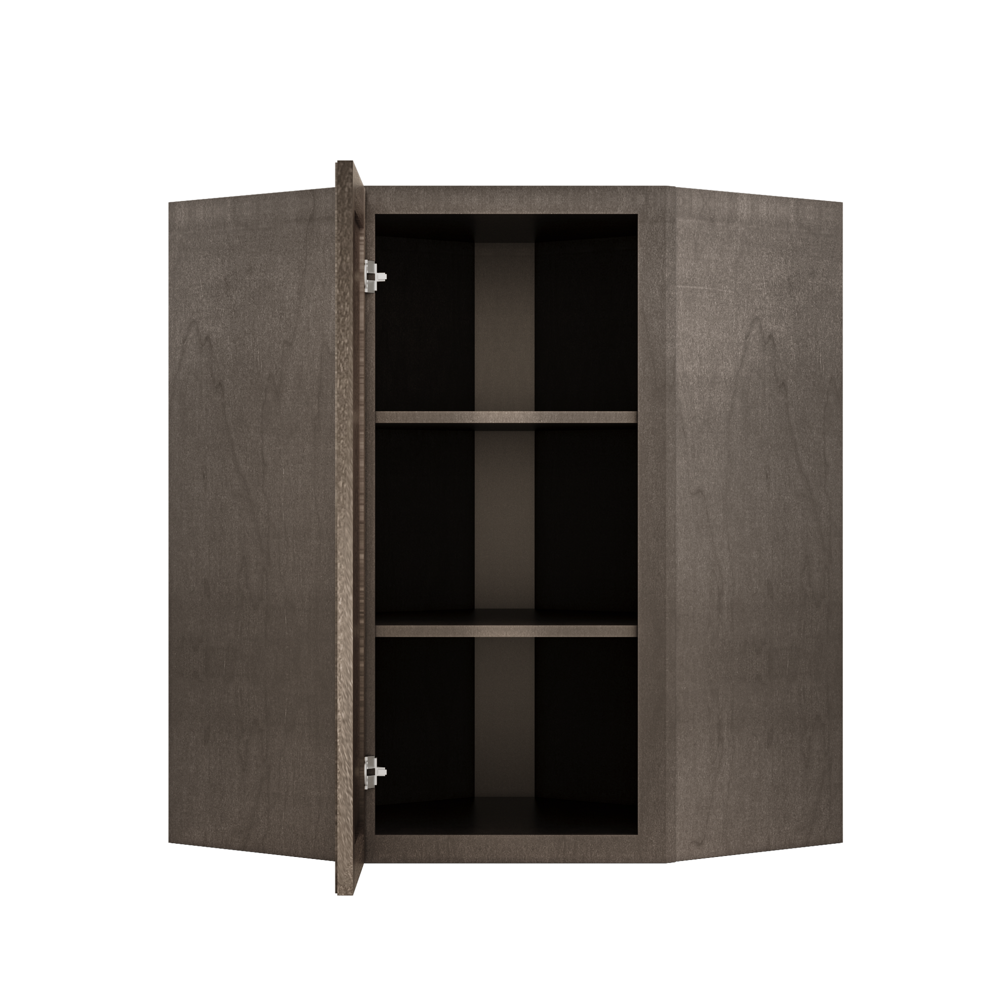 Diagonal Corner Kitchen Cabinet DC2736 Milan Slate 27 in. width 36 in. height 15 in. depth - Kitchen Cabinets