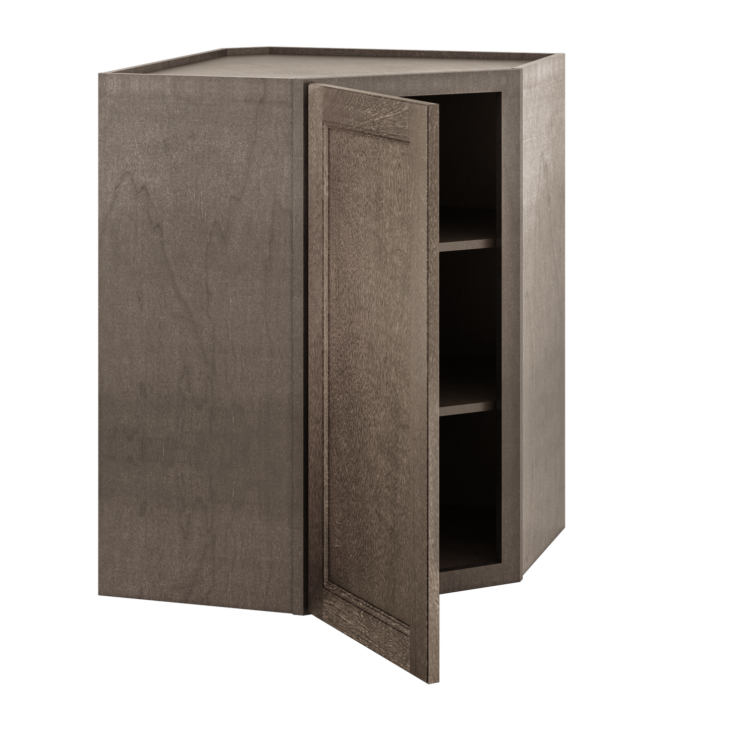 Diagonal Corner Kitchen Cabinet DC2736 Milan Slate 27 in. width 36 in. height 15 in. depth - Kitchen Cabinets