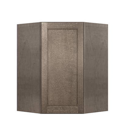 Diagonal Corner Kitchen Cabinet DC2736 Milan Slate 27 in. width 36 in. height 15 in. depth - Kitchen Cabinets