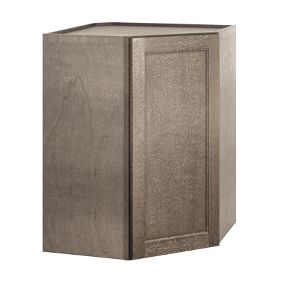 Diagonal Corner Kitchen Cabinet DC2736 Milan Slate 27 in. width 36 in. height 15 in. depth - Kitchen Cabinets