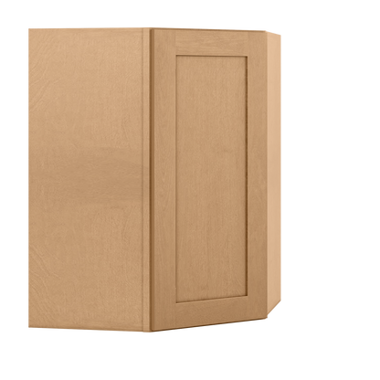 Diagonal Corner Kitchen Cabinet DC2736 Shaker Toffee 27 in. width 36 in. height 15 in. depth - Kitchen Cabinets