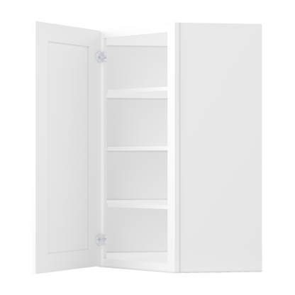 Diagonal Corner Kitchen Cabinet DC2742 Alpina White LessCare 27 in. width 42 in. height 15 in. depth - Kitchen Cabinets