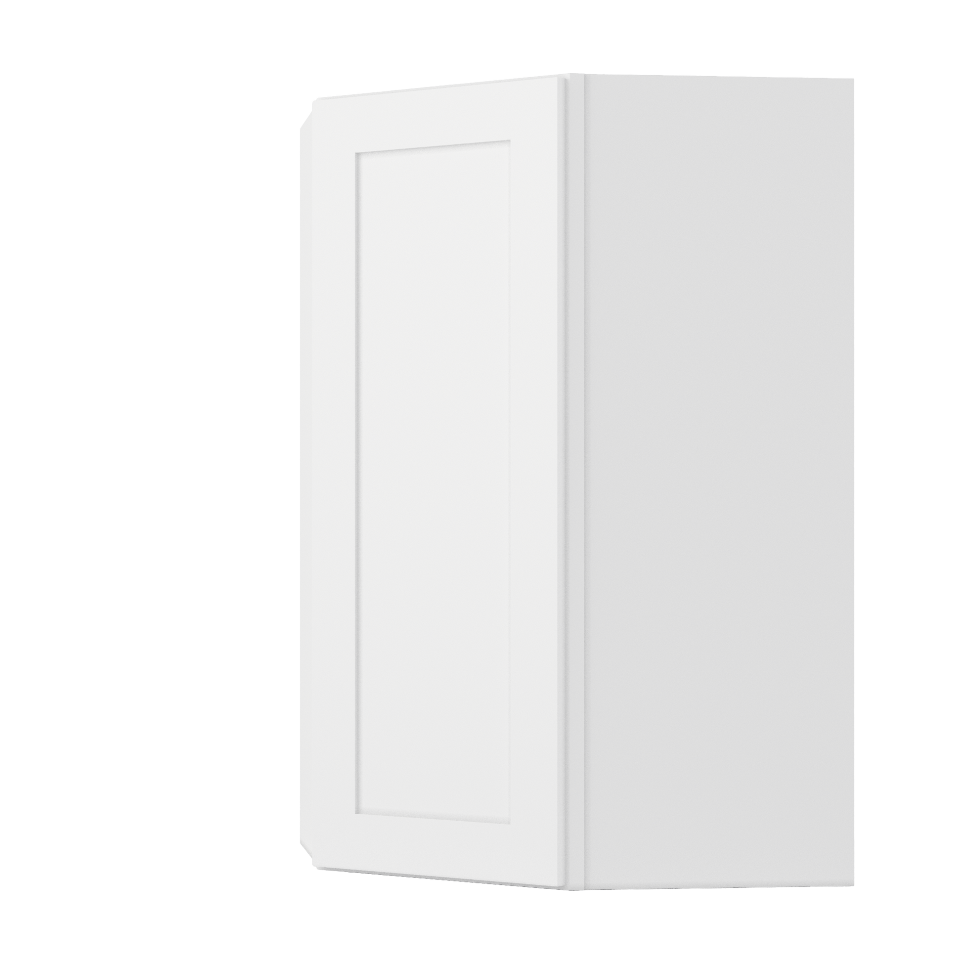 Diagonal Corner Kitchen Cabinet DC2742 Alpina White LessCare 27 in. width 42 in. height 15 in. depth - Kitchen Cabinets