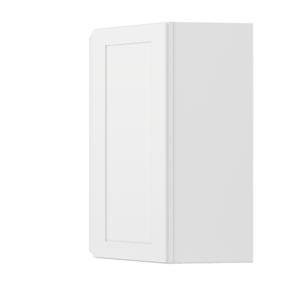 Diagonal Corner Kitchen Cabinet DC2742 Alpina White LessCare 27 in. width 42 in. height 15 in. depth - Kitchen Cabinets
