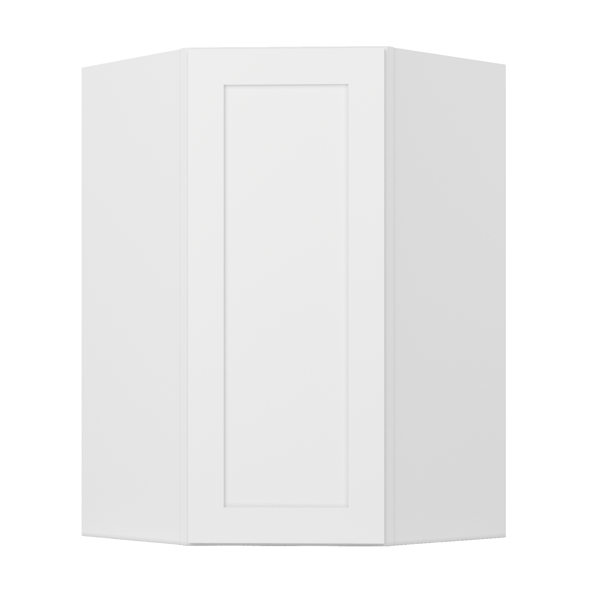 Diagonal Corner Kitchen Cabinet DC2742 Alpina White LessCare 27 in. width 42 in. height 15 in. depth - Kitchen Cabinets