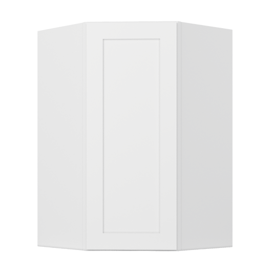 Diagonal Corner Kitchen Cabinet DC2742 Alpina White LessCare 27 in. width 42 in. height 15 in. depth - Kitchen Cabinets