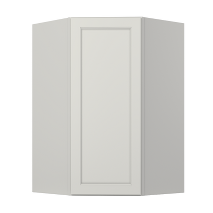 Diagonal Corner Kitchen Cabinet DC2742 Milan Pearl 27 in. width 42 in. height 15 in. depth - Kitchen Cabinets