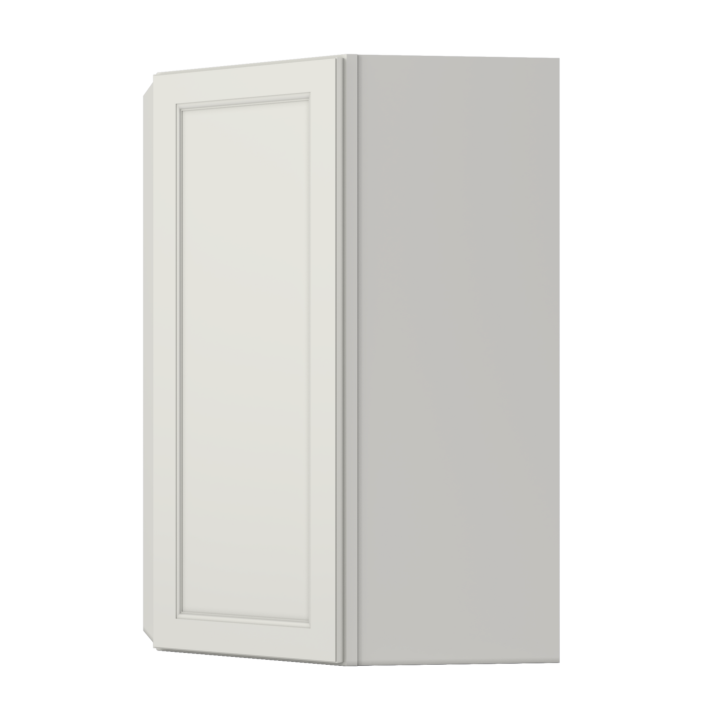 Diagonal Corner Kitchen Cabinet DC2742 Milan Pearl 27 in. width 42 in. height 15 in. depth - Kitchen Cabinets