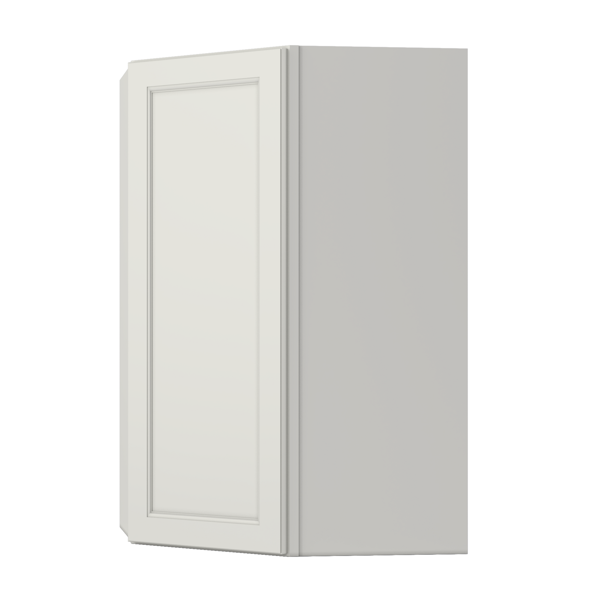 Diagonal Corner Kitchen Cabinet DC2742 Milan Pearl 27 in. width 42 in. height 15 in. depth - Kitchen Cabinets