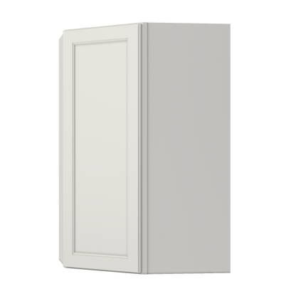 Diagonal Corner Kitchen Cabinet DC2742 Milan Pearl 27 in. width 42 in. height 15 in. depth - Kitchen Cabinets