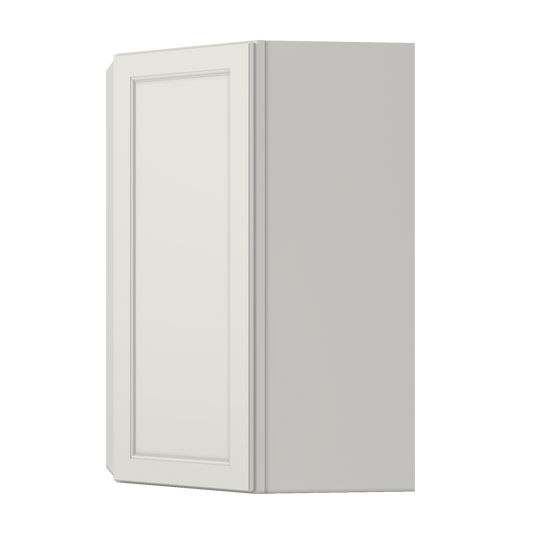 Diagonal Corner Kitchen Cabinet DC2742 Milan Pearl 27 in. width 42 in. height 15 in. depth - Kitchen Cabinets