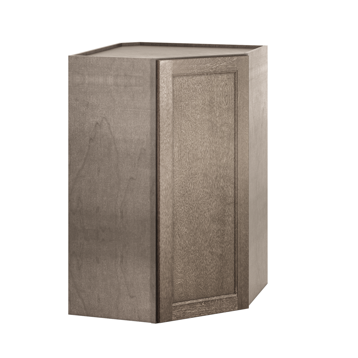 Diagonal Corner Kitchen Cabinet DC2742 Milan Slate 27 in. width 42 in. height 15 in. depth - Kitchen Cabinets