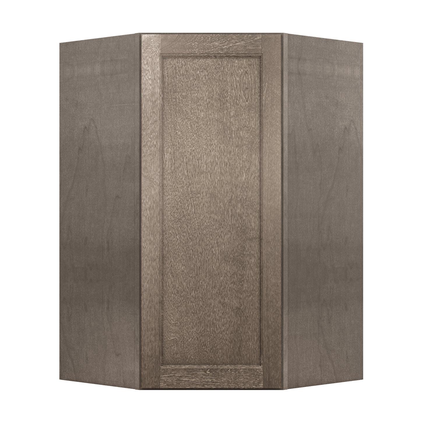 Diagonal Corner Kitchen Cabinet DC2742 Milan Slate 27 in. width 42 in. height 15 in. depth - Kitchen Cabinets