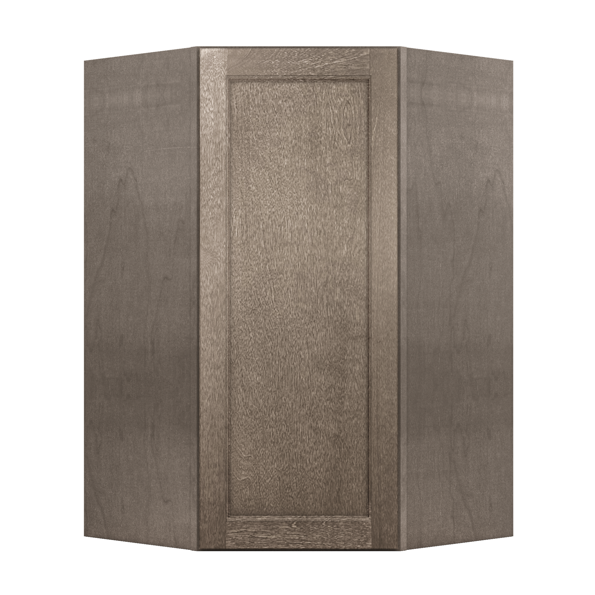 Diagonal Corner Kitchen Cabinet DC2742 Milan Slate 27 in. width 42 in. height 15 in. depth - Kitchen Cabinets