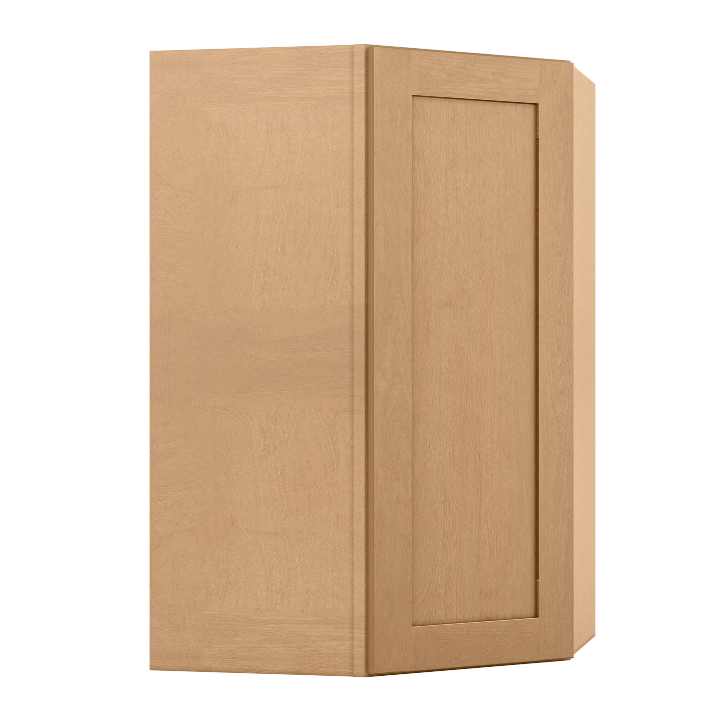 Diagonal Corner Kitchen Cabinet DC2742 Shaker Toffee 27 in. width 42 in. height 15 in. depth - Kitchen Cabinets