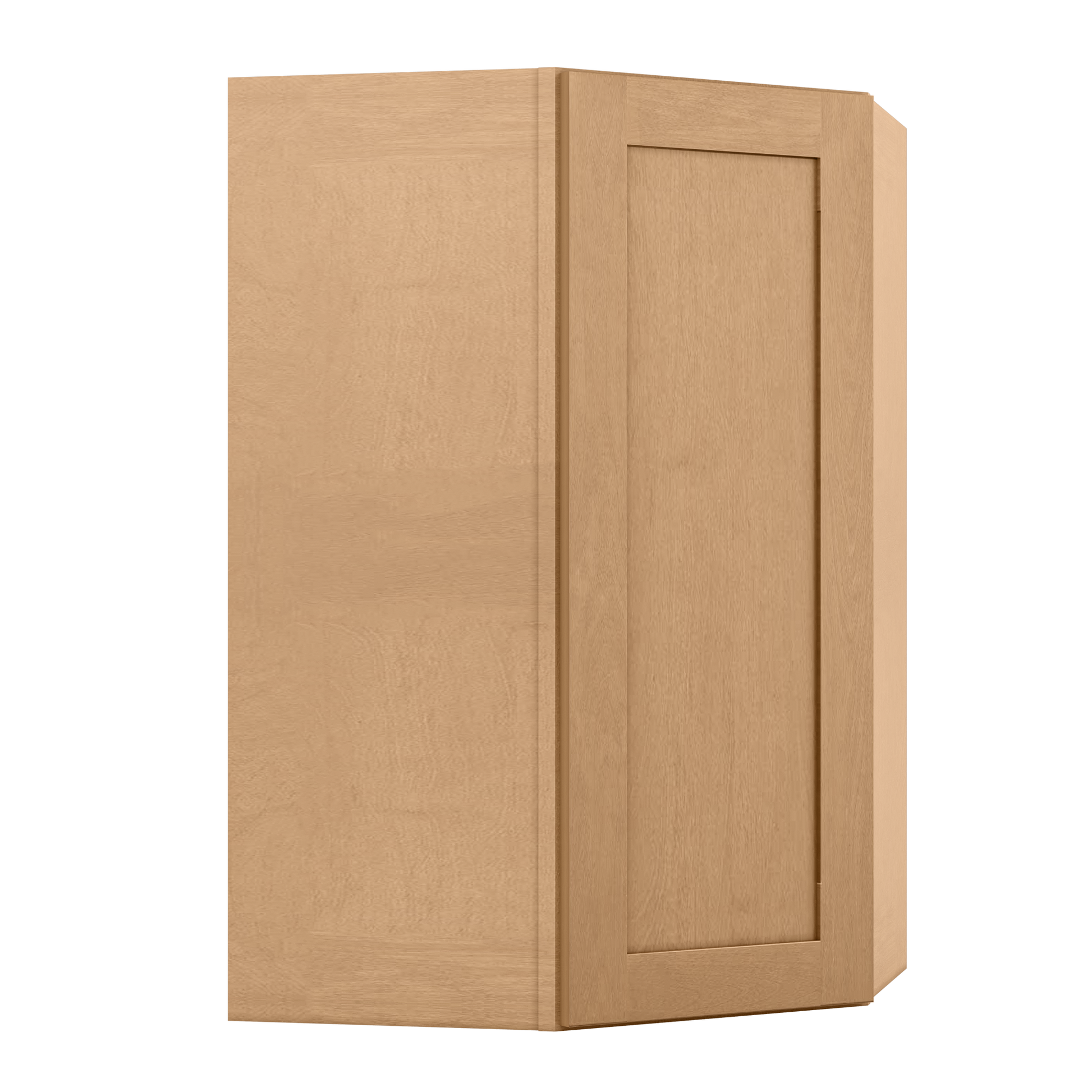 Diagonal Corner Kitchen Cabinet DC2742 Shaker Toffee 27 in. width 42 in. height 15 in. depth - Kitchen Cabinets
