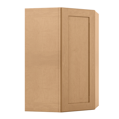 Diagonal Corner Kitchen Cabinet DC2742 Shaker Toffee 27 in. width 42 in. height 15 in. depth - Kitchen Cabinets