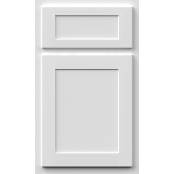 Fabuwood Quest Discovery Frost Recessed Panel White Door Sample