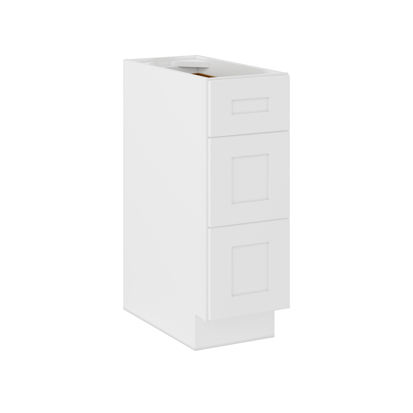 Drawer Base Kitchen Cabinet DB12 Alpina White LessCare 12 in. width 34.5 in. height 24 in. depth - Kitchen Cabinets