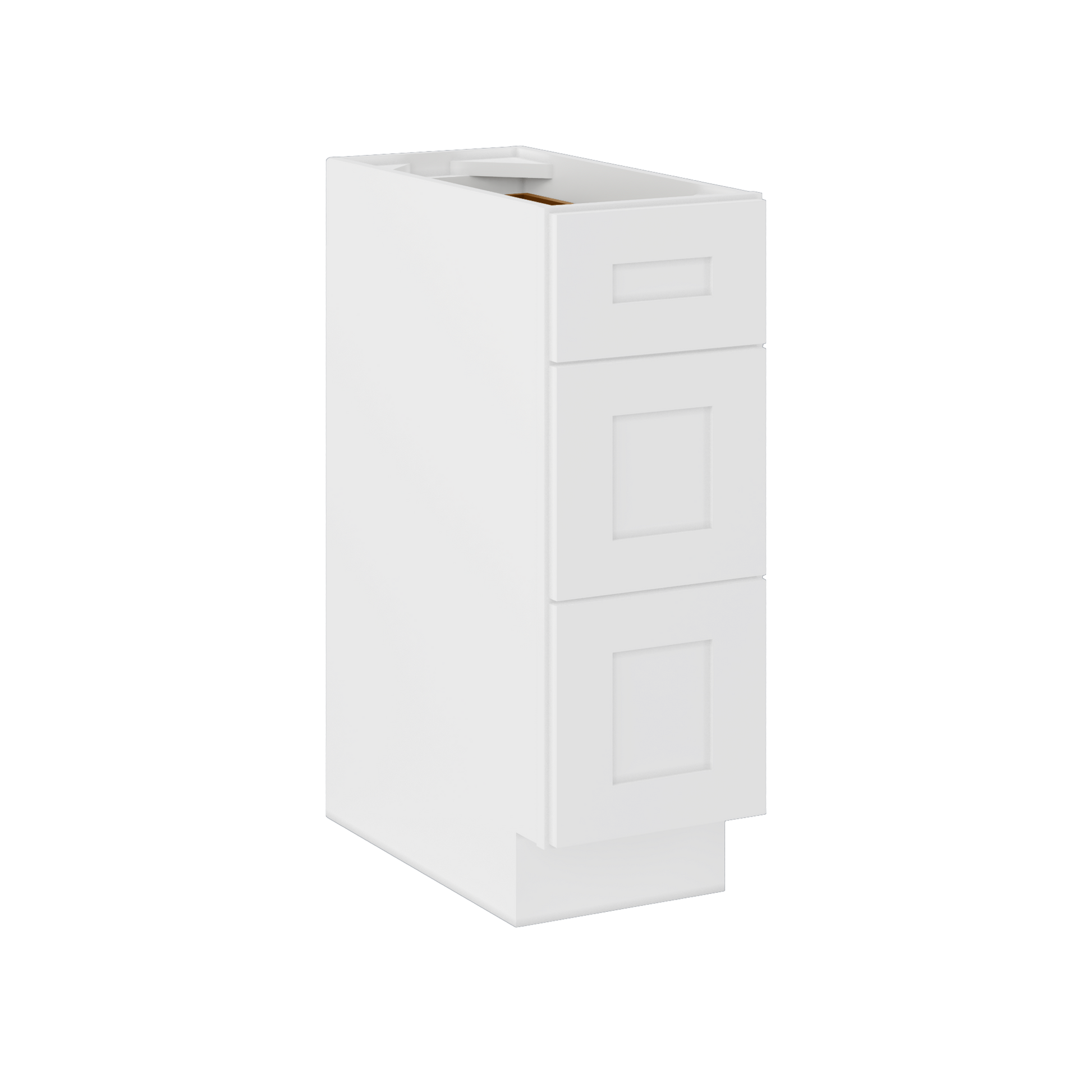 Drawer Base Kitchen Cabinet DB12 Alpina White LessCare 12 in. width 34.5 in. height 24 in. depth - Kitchen Cabinets