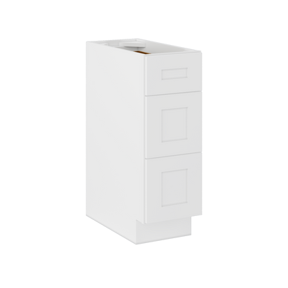 Drawer Base Kitchen Cabinet DB12 Alpina White LessCare 12 in. width 34.5 in. height 24 in. depth - Kitchen Cabinets