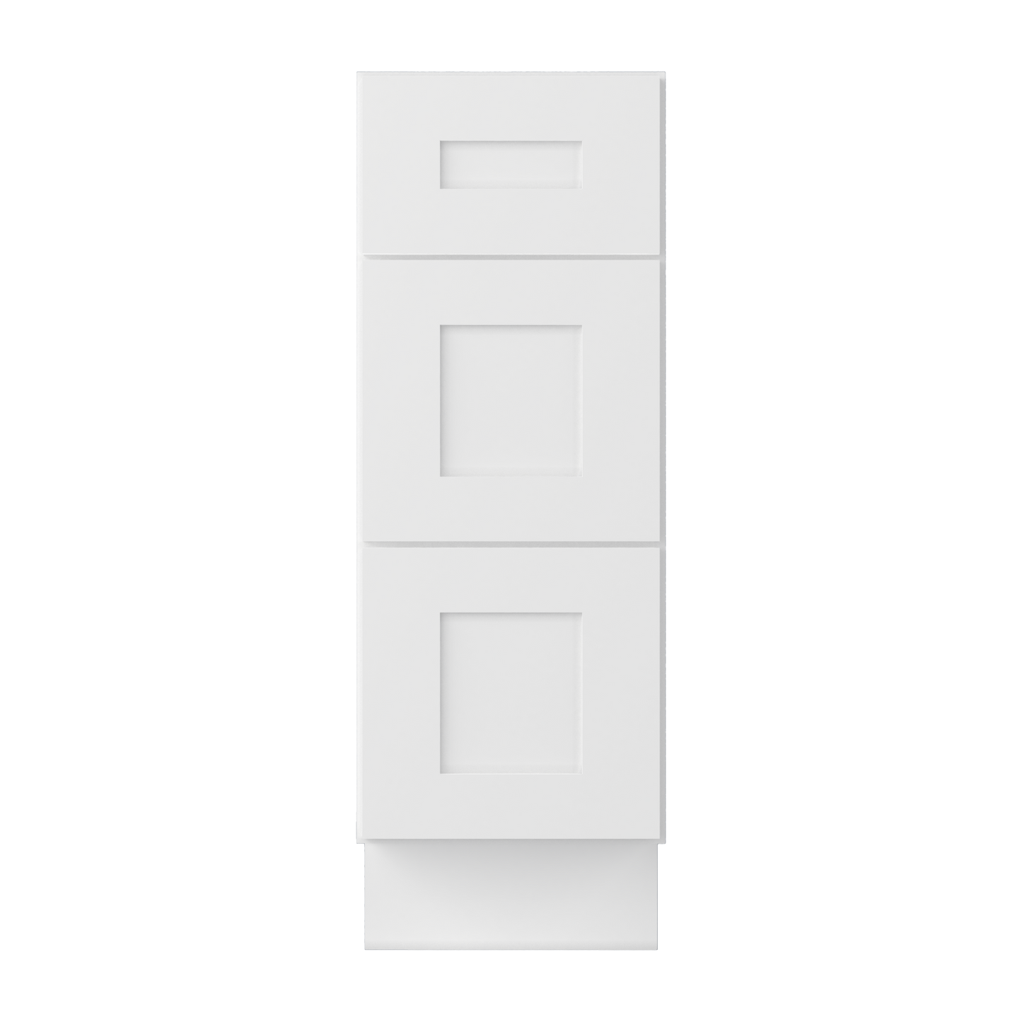 Drawer Base Kitchen Cabinet DB12 Alpina White LessCare 12 in. width 34.5 in. height 24 in. depth - Kitchen Cabinets