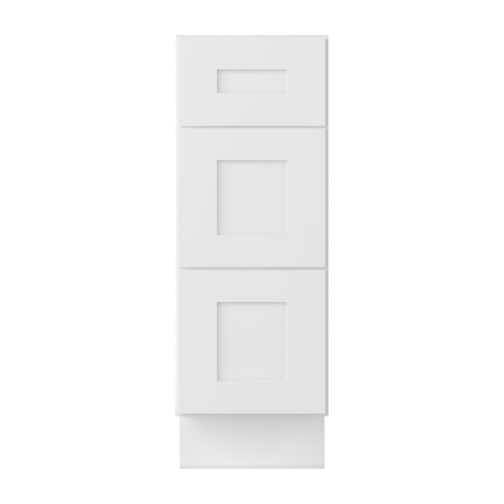 Drawer Base Kitchen Cabinet DB12 Alpina White LessCare 12 in. width 34.5 in. height 24 in. depth - Kitchen Cabinets