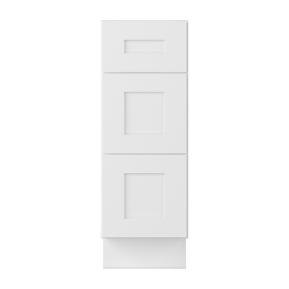 Drawer Base Kitchen Cabinet DB12 Alpina White LessCare 12 in. width 34.5 in. height 24 in. depth - Kitchen Cabinets